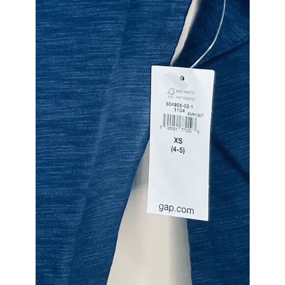 NWT GAP KIDS Pocket Henley in Navy Blue SIZE XS (4-5) - Picture 6 of 8